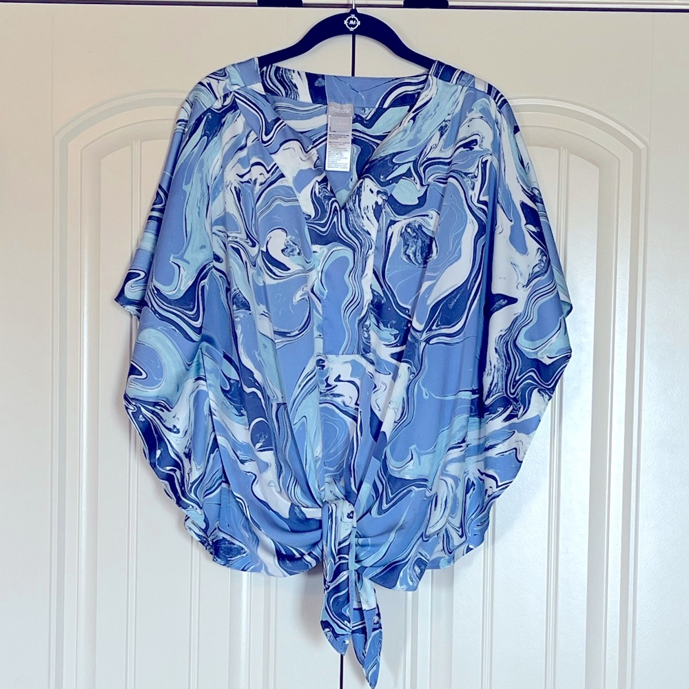 Chicos tie front blouse